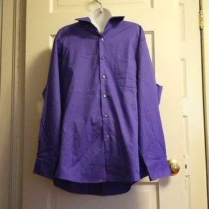 Mens Van Heusen long sleeve button down shirt size Large 17 (32/33)